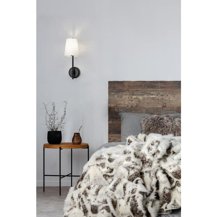 Z-Lite Winward Matte Black Wall Sconce 816-1S-MB | theLightShop