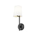 Z-Lite Winward Matte Black Wall Sconce 816-1S-MB | theLightShop