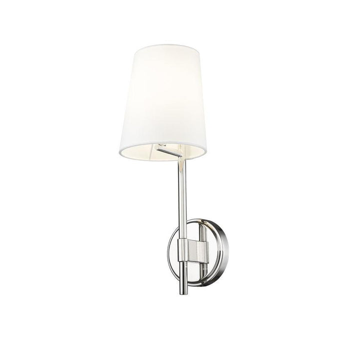 Z-Lite Winward Polished Nickel Wall Sconce 816-1S-PN | theLightShop