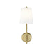 Z-Lite Winward Rubbed Brass Wall Sconce 816-1S-RB | theLightShop