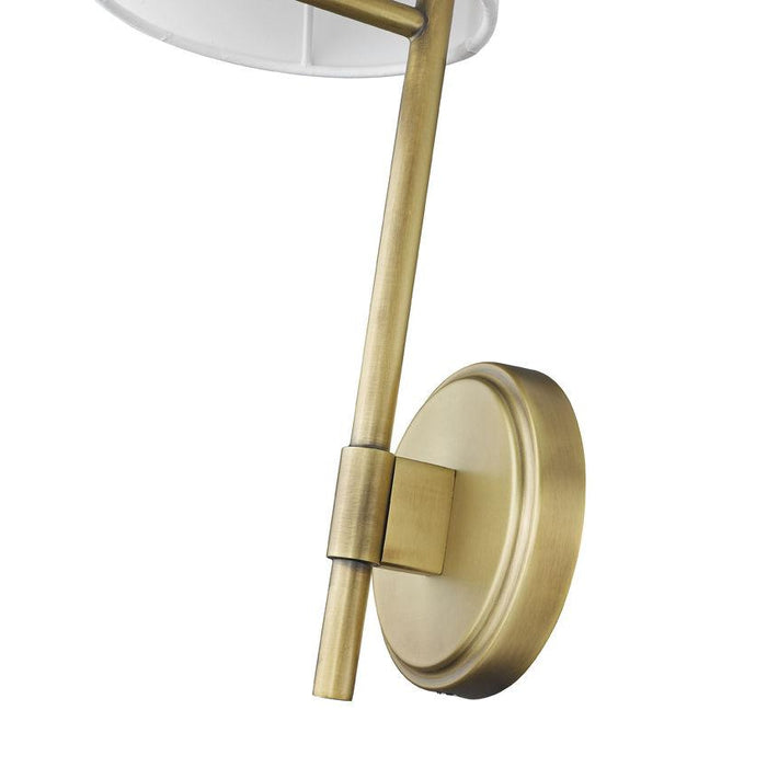 Z-Lite Winward Rubbed Brass Wall Sconce 816-1S-RB | theLightShop