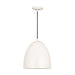 Z-Lite Z Studio Dome Matte White 1 Light Pendant 6012P12-SWH | theLightShop