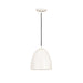 Z-Lite Z Studio Dome Matte White 1 Light Pendant 6012P9-SWH | theLightShop