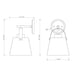 Z-Lite Z-Studio Matte Black Brushed Nickel Wall Sconce 726-1S-MB-BN | theLightShop