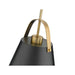 Z-Studio Matte Black Heritage Brass 1 Light Pendant - Pendants