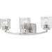 Zaid Brushed Nickel Vanity | theLightShop