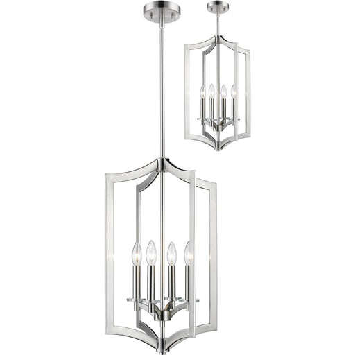 Zander Brushed Nickel Pendant | theLightShop