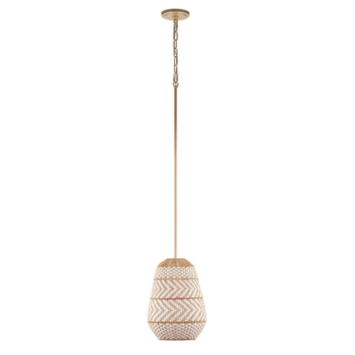 Zanzibar Soft Gold 1 Light Pendant Crystorama ZAN-9011-SG