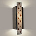 Zen Garden Gunmetal and Multi Rosewood Wall Sconce - Wall Sconce