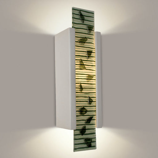 Zen Garden White Gloss and Multi Seaweed Wall Sconce - Wall Sconce