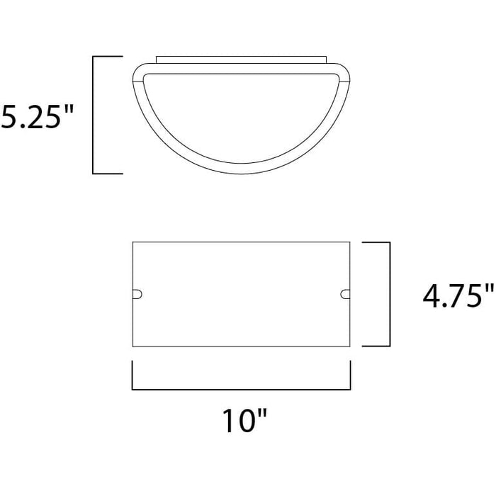 Zenith LED E26 Architectural Bronze LED Outdoor Wall Mount - Outdoor Wall Mount