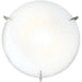 Zenon Brushed Steel LED FlushMount - Flushmounts