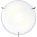 Zenon Brushed Steel LED FlushMount - Flushmounts