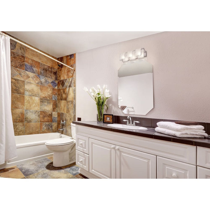 Zephyr Brushed Nickel Vanity | theLightShop
