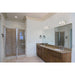 Zephyr Brushed Nickel Vanity | theLightShop