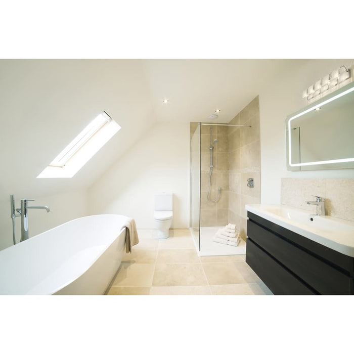 Zephyr Brushed Nickel Vanity | theLightShop