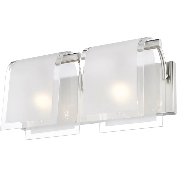 Zephyr Brushed Nickel Vanity | theLightShop