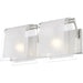 Zephyr Brushed Nickel Vanity | theLightShop