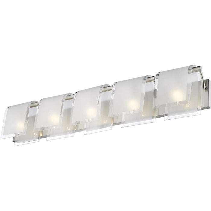 Zephyr Brushed Nickel Vanity | theLightShop