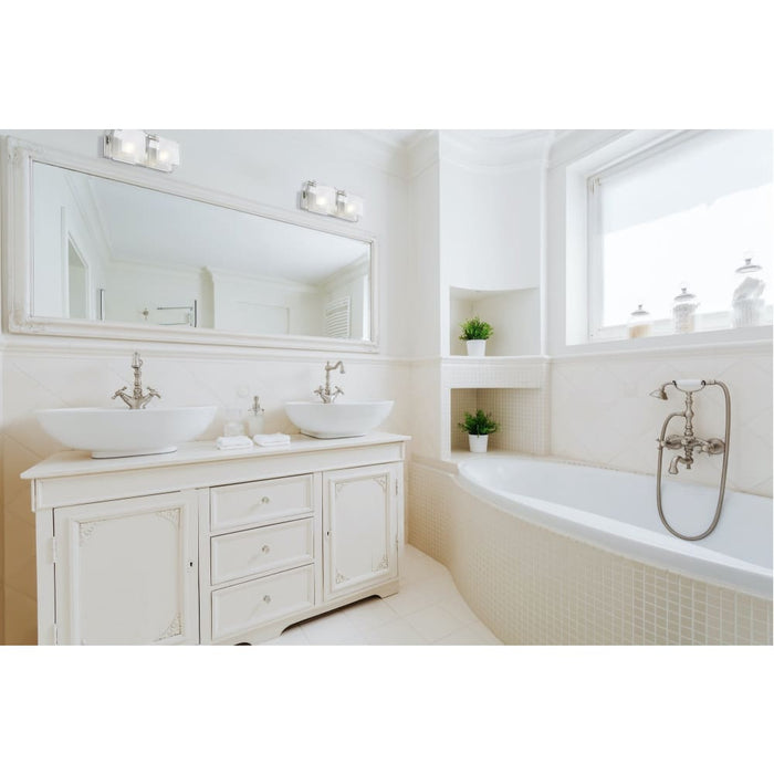Zephyr Brushed Nickel Vanity | theLightShop