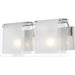 Zephyr Brushed Nickel Vanity | theLightShop