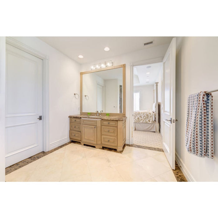 Zephyr Brushed Nickel Vanity | theLightShop