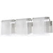 Zephyr Brushed Nickel Vanity | theLightShop