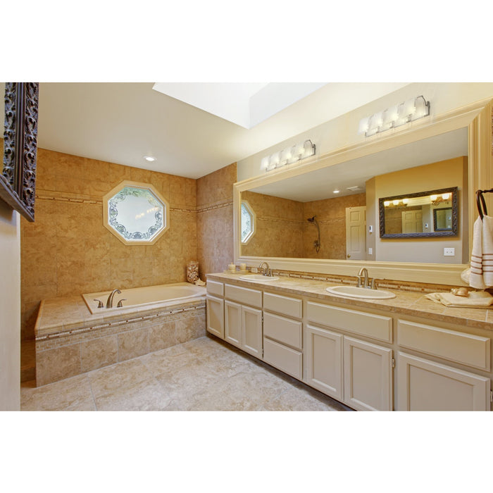 Zephyr Brushed Nickel Vanity | theLightShop