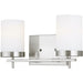 Zire Brushed Nickel LED Vanity Fixture - Bath & Vanity
