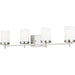 Zire Brushed Nickel LED Vanity Fixture - Bath & Vanity
