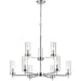 Zire Chrome LED Chandelier - Chandeliers