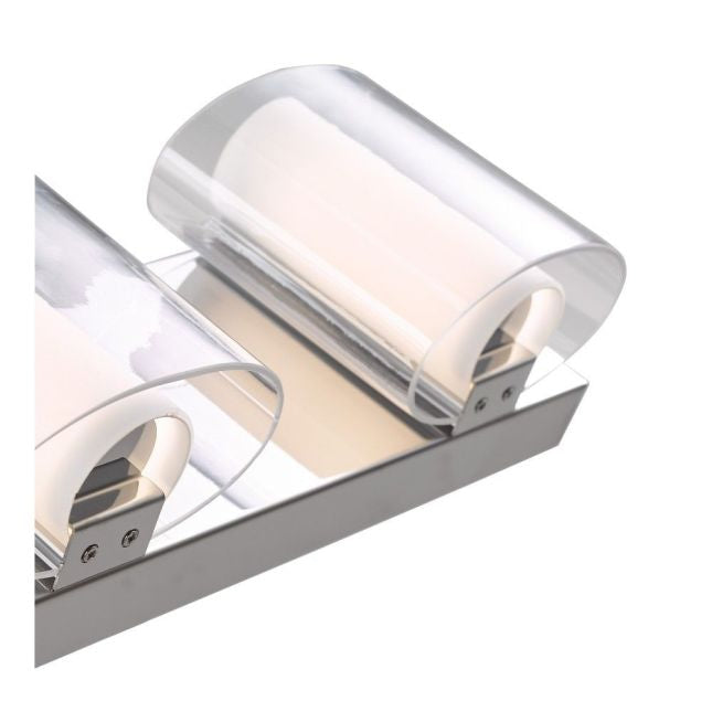 Zoe Chrome 1 Light LED Vanity Bath - Vanity Bath