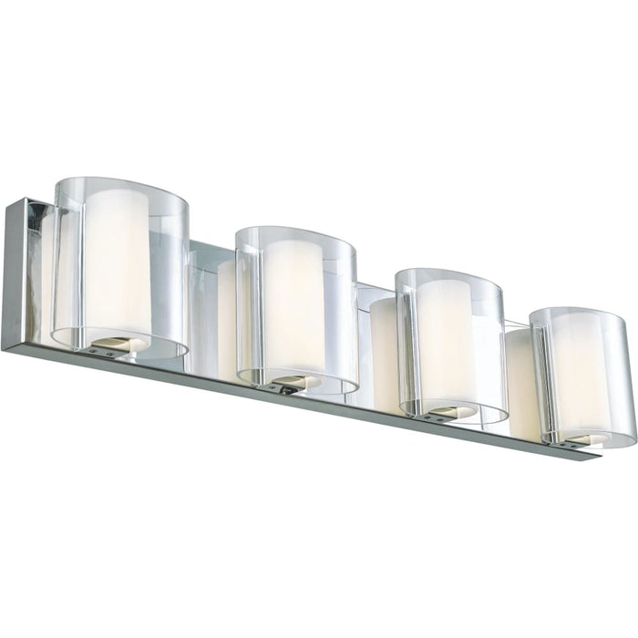 Zoe Chrome 1 Light LED Vanity Bath - Vanity Bath