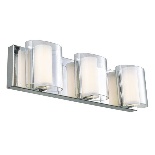 Zoe Chrome 1 Light LED Vanity Bath - Vanity Bath
