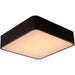 Aperture Matte Black 1 Light LED Flushmount - Flushmounts