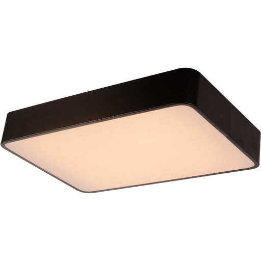 Aperture Matte Black 1 Light LED Flushmount - Flushmounts
