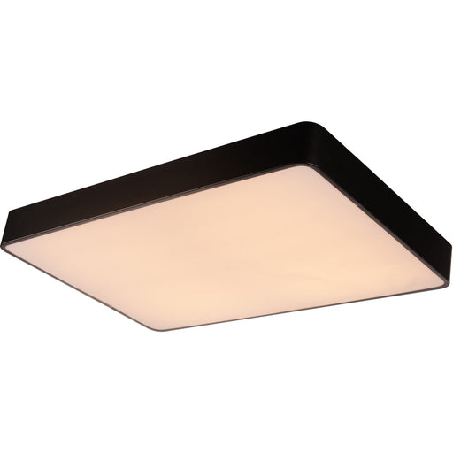 Aperture Matte Black 1 Light LED Flushmount - Flushmounts