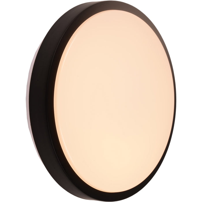 Aperture Matte Black 1 Light LED Wall Sconce - Wall Sconces