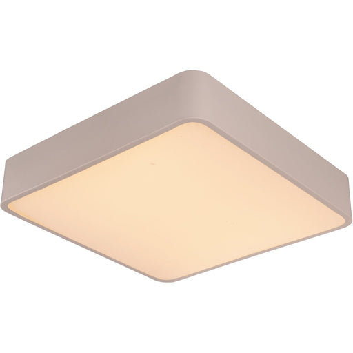 Aperture Matte White 1 Light LED Flushmount - Flushmounts