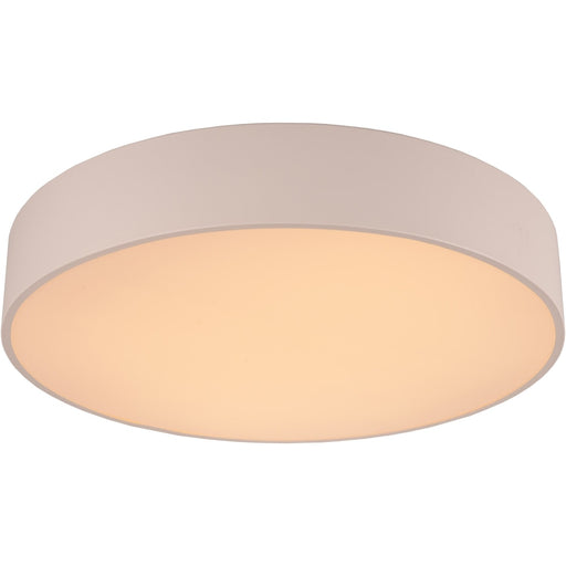 Aperture Matte White 1 Light LED Flushmount - Flushmounts