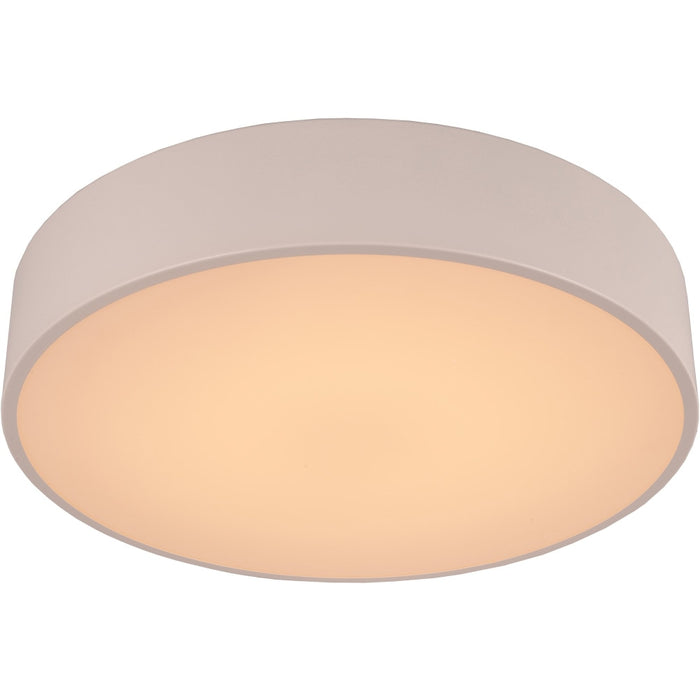 Aperture Matte White 1 Light LED Flushmount - Flushmounts