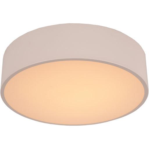 Aperture Matte White 1 Light LED Flushmount - Flushmounts