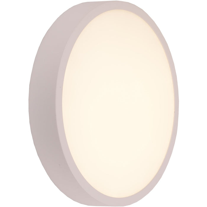 Aperture Matte White 1 Light LED Wall Sconce - Wall Sconces