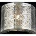 Aramis Polished Chrome Clear Crystal 1 Light Halogen Wall Sconce - Wall Sconces