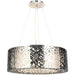 Aramis Polished Chrome Clear Crystal 10 Light Halogen Chandelier - Chandeliers