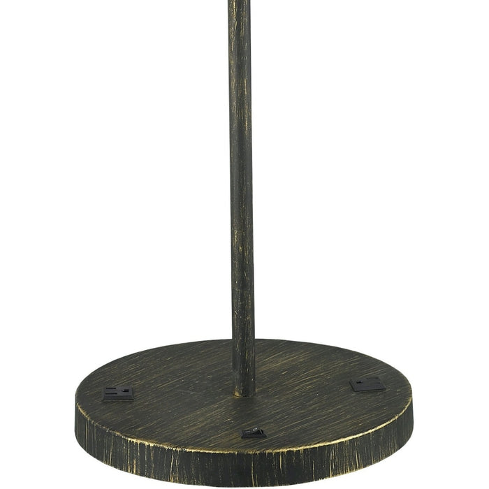 Armillary Antique Bronze Clear Crystal 4 Light Table Lamp - Table Lamps
