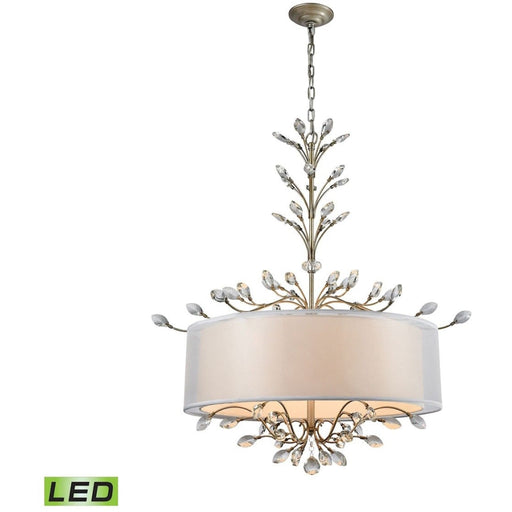 Asbury Aged Silver LED Chandelier - Chandeliers