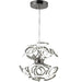 Asimov Matte Nickel 1 Light LED Chandelier - Chandeliers