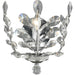 Aspen Polished Chrome Clear Crystal 1 Light Wall Sconce - Wall Sconces