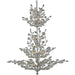 Aspen Polished Chrome Clear Crystal 26 Light Chandelier - Chandeliers